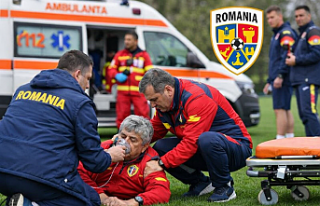 Romanya Milli Takımı Teknik Direktörü Mircea Lucescu...
