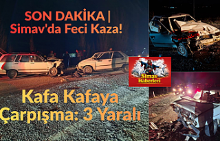 SON DAKİKA | Simav'da Feci Kaza! Kafa Kafaya...
