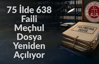 75 İlde 638 Faili Meçhul Dosya Yeniden Açılıyor
