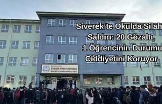 Siverek’te Okulda Silahlı Saldırı: 20 Gözaltı,...