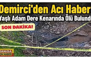 SON DAKİKA! Demirci'den Acı Haber! Yaşlı...