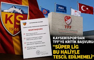 Kayserispor’dan TFF’ye Kritik Başvuru: “Süper...