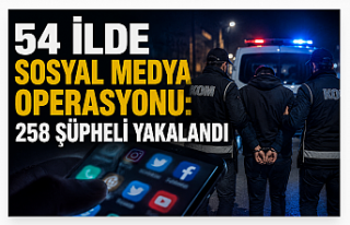 54 İlde Sosyal Medya Operasyonu: 258 Şüpheli Yakalandı