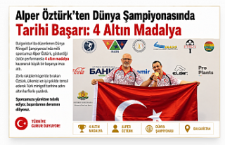 Alper Öztürk’ten Dünya Şampiyonasında Tarihi...