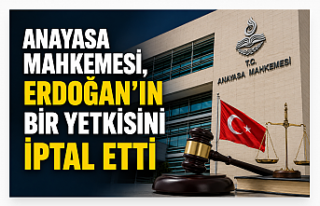 Anayasa Mahkemesi'nden Cumhurbaşkanının Ek...