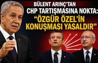 Bülent Arınç'tan CHP Tartışmasına Nokta:...