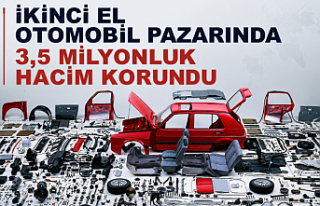 İkinci El Otomobil Pazarında 3,5 Milyonluk Hacim...