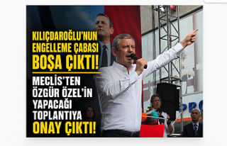 Kılıçdaroğlu'nun engelleme çabası boşa...