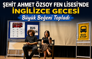 Şehit Ahmet Özsoy Fen Lisesi’nde İngilizce Gecesi...