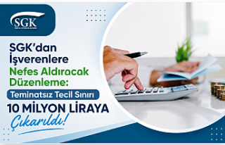 SGK’dan İşverenlere Nefes Aldıracak Düzenleme:...