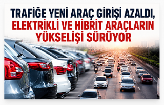 Trafiğe Yeni Araç Girişi Azaldı, Elektrikli ve...