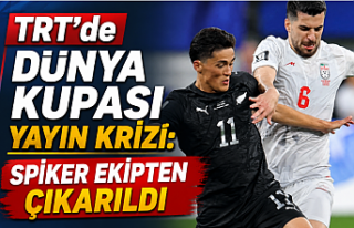 TRT'de Dünya Kupası Yayın Krizi! Spiker Ekipten...
