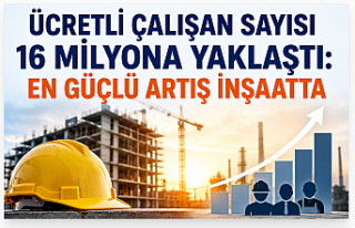 Ücretli Çalışan Sayısı 16 Milyona Yaklaştı:...