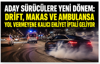 Aday Sürücülere Yeni Dönem: Drift, Makas ve Ambulansa...