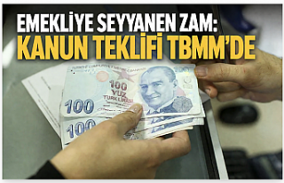 Emekliye Seyyanen Zam İçin Kanun Teklifi TBMM'de:...