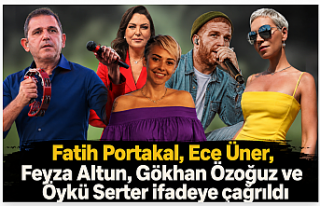 Fatih Portakal, Ece Üner, Feyza Altun, Gökhan Özoğuz...