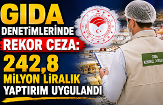 Gıda Denetimlerinde Rekor Ceza: 242,8 Milyon Liralık...