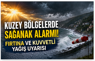Kuzey Bölgelerinde Sağanak Alarmı! Meteoroloji'den...