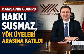 Manisa'nın Gururu Hakkı Susmaz, YÖK Üyeleri...