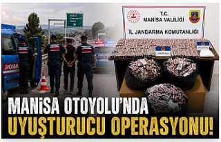 Manisa Otoyolu'nda Uyuşturucu Operasyonu: 59...