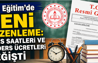 Milli Eğitim'de Yeni Düzenleme: Ders Saatleri...