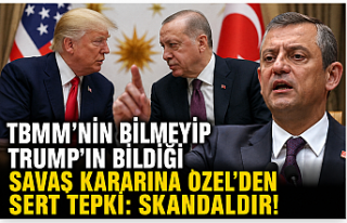 Özel'den Trump'ın Sözleri Üzerinden...