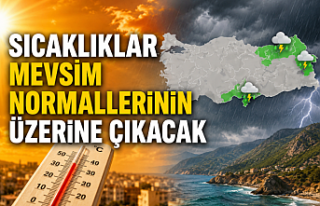 Sıcaklıklar Mevsim Normallerinin Üzerine Çıkacak