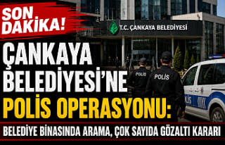 SON DAKİKA! Çankaya Belediyesi'ne Polis Operasyonu:...
