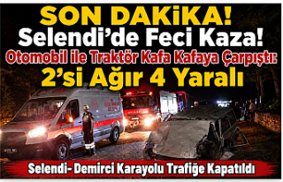 SON DAKİKA! Selendi'de Feci Kaza! Otomobil ile...