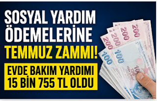 Sosyal yardımlarda aylık ödemeler arttı