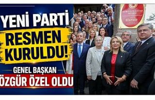 YENİ Parti Resmen Kuruldu! Genel Başkan Özgür...