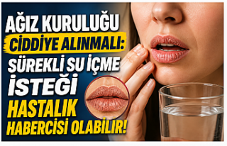 Ağız Kuruluğu Ciddiye Alınmalı: Sürekli Su İçme...