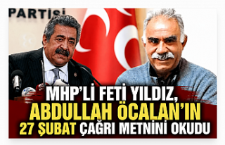 MHP'li Feti Yıldız, Öcalan'ın 27 Şubat...