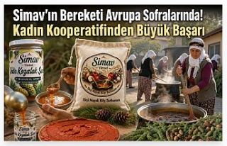 Simav’ın Bereketi Avrupa Sofralarında! Kadın...