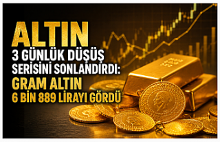 Altın 3 Günlük Düşüş Serisini Sonlandırdı:...