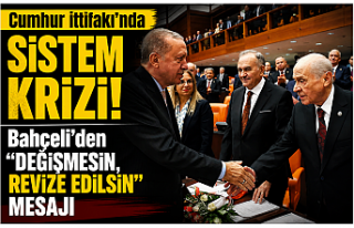 Cumhur İttifakı’nda Sistem Krizi! Bahçeli’den...