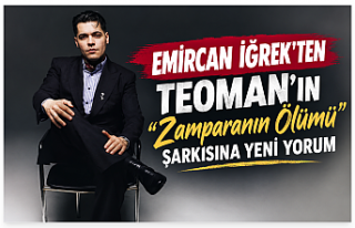 Emircan İğrek’ten Teoman’ın “Zamparanın...