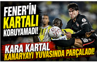 Fener'in Kartal'ı Koruyamadı! Kara Kartal...