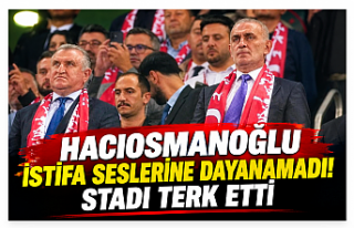 Hacıosmanoğlu İstifa Seslerine Dayanamadı! Stadı...