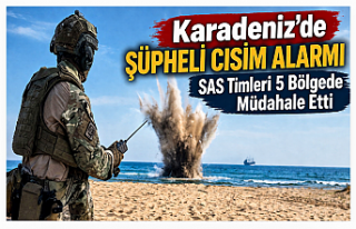 Karadeniz'de mayın alarmı! Şüpheli cisimler...