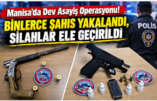 Manisa’da Dev Asayiş Operasyonu! Binlerce Şahıs...
