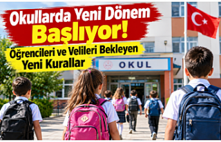 Okullarda Yeni Dönem Başlıyor! Öğrencileri ve...