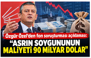 Özgür Özel’den fon soruşturması açıklaması:...