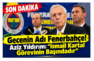SON DAKİKA! Gecenin Adı Fenerbahçe! Aziz Yıldırım:...