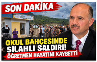 SON DAKİKA: Okul Bahçesinde Öğretmene Silahlı...
