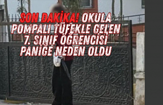 SON DAKİKA! Okula Pompalı Tüfekle Gelen 7. Sınıf...