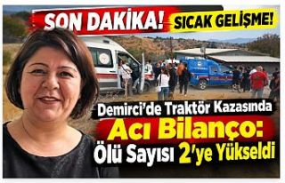 SON DAKİKA! SICAK GELİŞME! Demirci’de Traktör...
