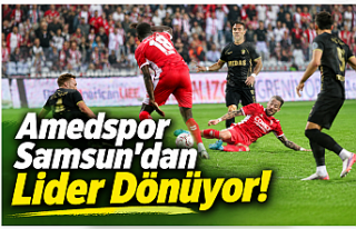 Amedspor Samsun’dan Lider Dönüyor 1-2