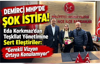 Demirci MHP'de Şok İstifa! Eda Korkmaz'dan...