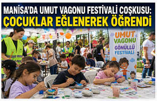 Manisa’da Umut Vagonu Festivali Coşkusu: Çocuklar...